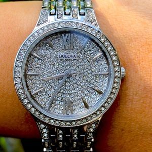 Bulova Silver Phantom Ladies Watch
